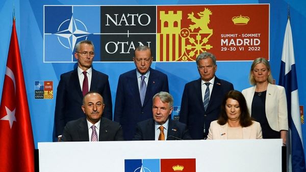 Турция поддержит членство Финляндии и Швеции в НАТО<br />
