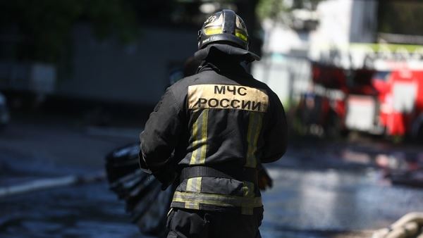 В жилом доме в центре Москвы произошел пожар<br />
